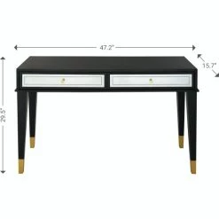 Camden Isle Makalu 47.2 In. Black Rectangle Glass Console Table Coffee & Side Tables 10 Camden Isle Makalu 47.2 In. Black Rectangle Glass Console Table Coffee & Side Tables -Western Chief shop unnamed file 833