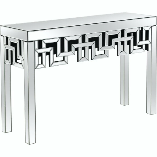 Camden Isle Atlas 47.2 In. Clear Rectangle Glass Console Table Coffee & Side Tables 2 Camden Isle Atlas 47.2 In. Clear Rectangle Glass Console Table Coffee & Side Tables - Image 2