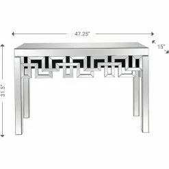 Camden Isle Atlas 47.2 In. Clear Rectangle Glass Console Table Coffee & Side Tables 10 Camden Isle Atlas 47.2 In. Clear Rectangle Glass Console Table Coffee & Side Tables -Western Chief shop unnamed file 845