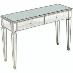 Camden Isle Miriam 47.25 In. Antique Silver Rectangle Glass Console Table Coffee & Side Tables 7 Camden Isle Miriam 47.25 In. Antique Silver Rectangle Glass Console Table Coffee & Side Tables -Western Chief shop unnamed file 855