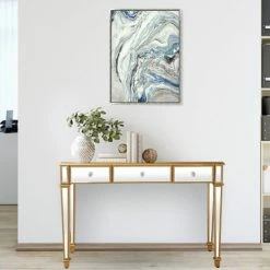 Camden Isle Cameron 47.25 In. Gold Rectangle Glass Console Table Coffee & Side Tables 11 Camden Isle Cameron 47.25 In. Gold Rectangle Glass Console Table Coffee & Side Tables -Western Chief shop unnamed file 863