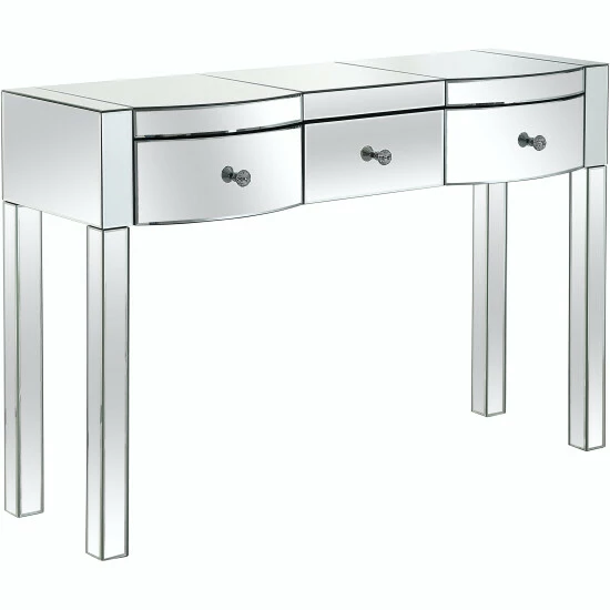 Camden Isle Monroe 47.2 In. Clear Rectangle Glass Console Table Coffee & Side Tables 2 Camden Isle Monroe 47.2 In. Clear Rectangle Glass Console Table Coffee & Side Tables - Image 2