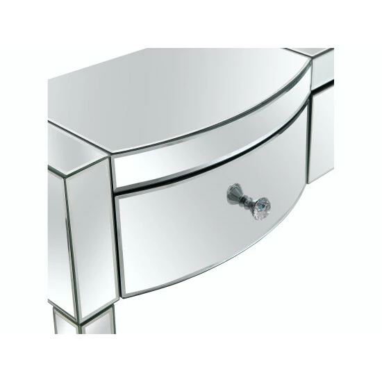 Camden Isle Monroe 47.2 In. Clear Rectangle Glass Console Table Coffee & Side Tables 4 Camden Isle Monroe 47.2 In. Clear Rectangle Glass Console Table Coffee & Side Tables - Image 4