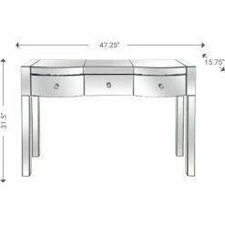 Camden Isle Monroe 47.2 In. Clear Rectangle Glass Console Table Coffee & Side Tables 10 Camden Isle Monroe 47.2 In. Clear Rectangle Glass Console Table Coffee & Side Tables -Western Chief shop unnamed file 880