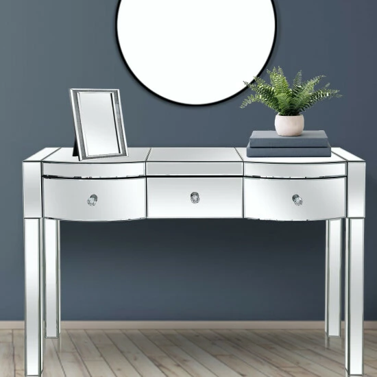 Camden Isle Monroe 47.2 In. Clear Rectangle Glass Console Table Coffee & Side Tables 6 Camden Isle Monroe 47.2 In. Clear Rectangle Glass Console Table Coffee & Side Tables - Image 6