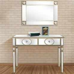 Camden Isle Holland 47.2" Champagne Rectangle Glass Console Table Coffee & Side Tables 11 Camden Isle Holland 47.2" Champagne Rectangle Glass Console Table Coffee & Side Tables -Western Chief shop unnamed file 894