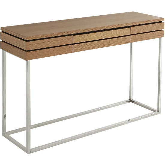 Camden Isle Barnes 47.2 In. Brown Rectangle Glass Console Table Coffee & Side Tables 2 Camden Isle Barnes 47.2 In. Brown Rectangle Glass Console Table Coffee & Side Tables - Image 2