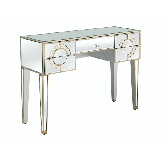 Camden Isle Ophelia 43.25 In. Antique Silver Rectangle Glass Console Table Coffee & Side Tables 1 Camden Isle Ophelia 43.25 In. Antique Silver Rectangle Glass Console Table Coffee & Side Tables
