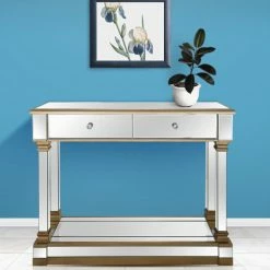 Camden Isle Declan 47.2 In. Champagne Rectangle Glass Console Table Coffee & Side Tables 11 Camden Isle Declan 47.2 In. Champagne Rectangle Glass Console Table Coffee & Side Tables -Western Chief shop unnamed file 935