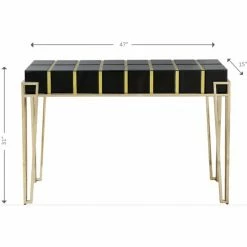 Camden Isle Tuxedo Black Rectangle Glass Console Table Coffee & Side Tables 10 Camden Isle Tuxedo Black Rectangle Glass Console Table Coffee & Side Tables -Western Chief shop unnamed file 940