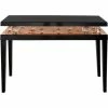 Camden Isle Gelenau 51.2 In. Rose Gold Rectangle Glass Console Table Coffee & Side Tables