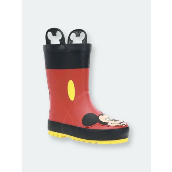Western Chief Kids Mickey Mouse Rain Boots Apparel Red 2 Western Chief Kids Mickey Mouse Rain Boots Apparel Red - Image 2