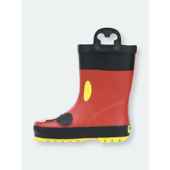 Western Chief Kids Mickey Mouse Rain Boots Apparel Red 4 Western Chief Kids Mickey Mouse Rain Boots Apparel Red - Image 4