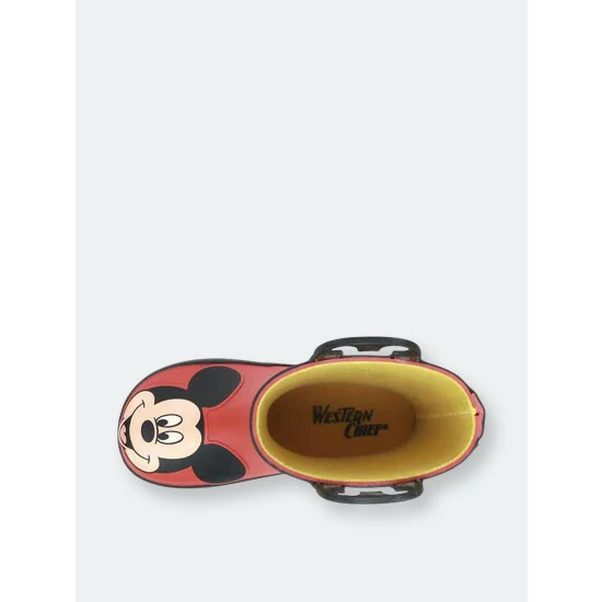 Western Chief Kids Mickey Mouse Rain Boots Apparel Red 5 Western Chief Kids Mickey Mouse Rain Boots Apparel Red - Image 5