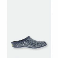 Western Chief Women&apos;s Bandana Paisley Clog Mules & Slides Navy