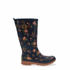 Western Chief Women&apos;s Country Bloom Tall Boot - Navy Boots