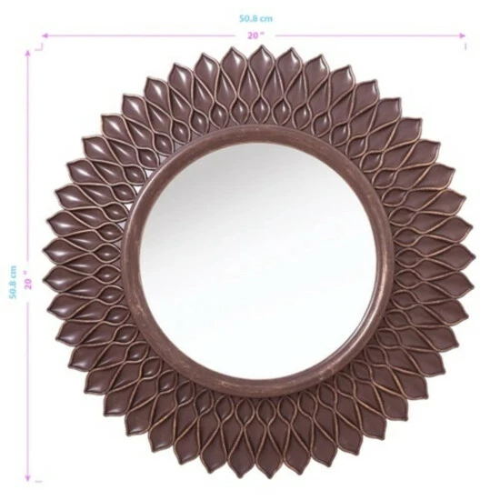Camden Isle Stamford 22" X 22" Casual Round Classic Accent Mirror Lighting & Mirrors Bronze 4 Camden Isle Stamford 22" X 22" Casual Round Classic Accent Mirror Lighting & Mirrors Bronze - Image 4