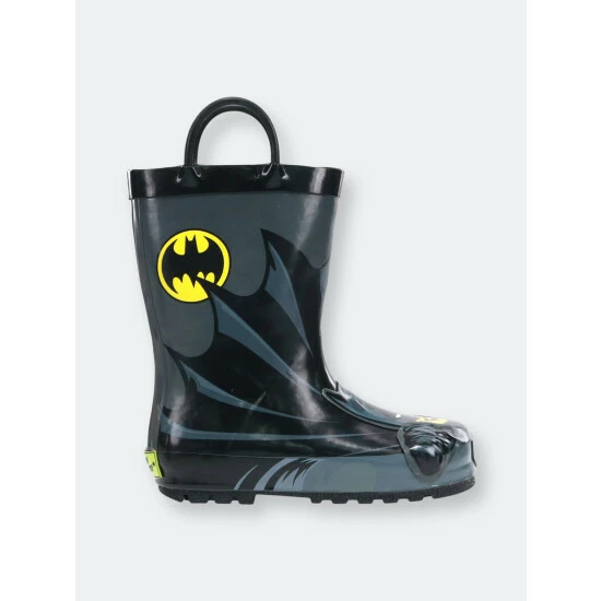 Western Chief Kids Batman Everlasting Rain Boot Apparel Black 2 Western Chief Kids Batman Everlasting Rain Boot Apparel Black - Image 2